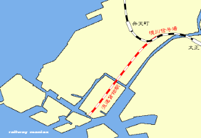 大阪臨港線路線図